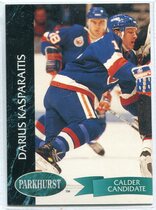 1992 Parkhurst Base Set #102 Darius Kasparaitus