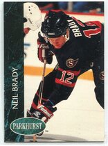 1992 Parkhurst Base Set #124 Neil Brady