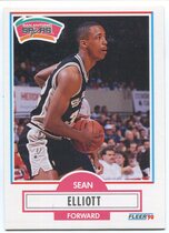 1990 Fleer Base Set #171 Sean Elliott