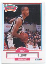 1990 Fleer Base Set #171 Sean Elliott