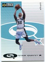 1997 Upper Deck Collectors Choice Starquest #SQ6 Sean Elliott