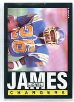 1985 Topps Base Set #376 Lionel James