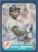 1986 Fleer Base Set #108 Rickey Henderson
