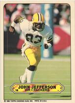 1983 Topps Sticker Inserts #18 John Jefferson