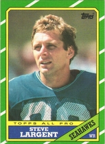 1986 Topps Base Set #203 Steve Largent