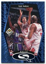 1998 Upper Deck Choice StarQuest Blue 1 Star #SQ4 Toni Kukoc