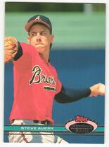 1991 Stadium Club Base Set #48 Steve Avery
