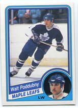 1984 O-Pee-Chee OPC Base Set #309 Walt Poddubny