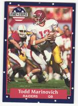 1991 Fleer Stars and Stripes #129 Todd Marinovich