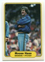 1982 Fleer Base Set #143 Moose Haas