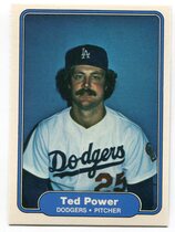 1982 Fleer Base Set #17 Ted Power