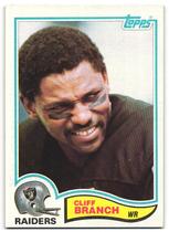 1982 Topps Base Set #186 Cliff Branch