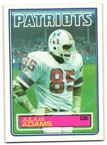 1983 Topps Base Set #325 Julius Adams