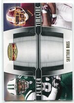 2008 Donruss Gridiron Gear Player Timeline Gold #13 Santana Moss