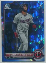 2022 Bowman Chrome Draft Sapphire Edition #BDC-93 Emmanuel Rodriguez