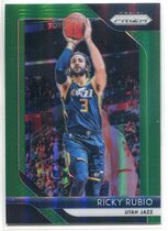 2018 Panini Prizm Prizm Green #133 Ricky Rubio
