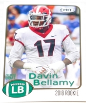 2018 SAGE Hit Premier Draft High Series #70 Davin Bellamy