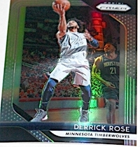 2018 Panini Prizm Prizm Silver #77 Derrick Rose