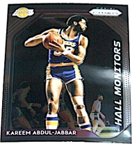 2018 Panini Prizm Hall Monitors #9 Kareem Abdul-Jabbar