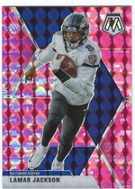 2020 Panini Mosaic Pink Camo #19 Lamar Jackson