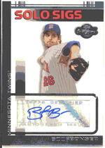 2007 Topps Co-Signers Solo Sigs #BB Boof Bonser