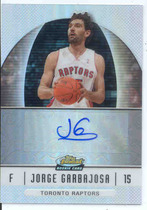 2006 Finest Rookie Autos Refractors #97 Jorge Garbajosa