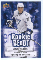 2009 Upper Deck Rookie Debuts #RD3 Victor Hedman