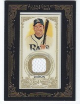 2012 Topps Allen and Ginter Relics #JDA Johnny Damon