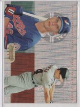 1995 Bowman Best Mirror Image Diffraction Foil Refractor #7 Barrett|Fryman
