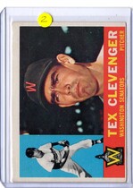 1960 Topps Base Set #392 Tex Clevenger
