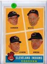 1960 Topps Base Set #460 Indians Coaches
