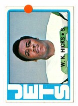 1972 Topps Base Set #246 W.K. Hicks