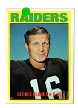 1972 Topps Base Set #235 George Blanda