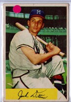 1954 Bowman Base Set #48 Jack Dittmer