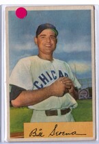 1954 Bowman Base Set #93 Bill Serena
