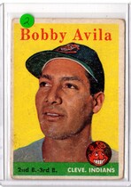 1958 Topps Base Set #276 Bobby Avila