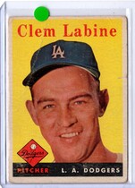 1958 Topps Base Set #305 Clem Labine