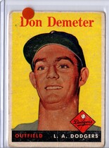 1958 Topps Base Set #244 Don Demeter