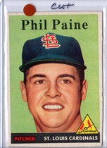 1958 Topps Base Set #442 Phil Paine