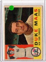 1960 Topps Base Set #421 Duke Maas