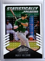 2022 Panini Absolute Statistically Speaking Retail #SS-4 Matt Olson