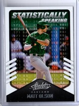 2022 Panini Absolute Statistically Speaking Retail #4 Matt Olson