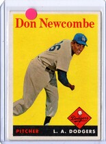 1958 Topps Base Set #340 Don Newcombe