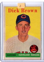 1958 Topps Base Set #456 Dick Brown