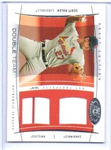 2004 Fleer Hot Prospects Draft Double Team Jersey #SR Scott Rolen