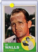1963 Topps Base Set #11 Lee Walls