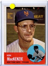 1963 Topps Base Set #393 Ken MacKenzie