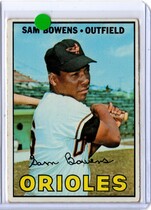 1967 Topps Base Set #491 Sam Bowens