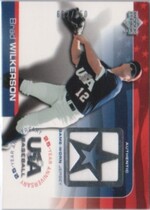 2004 Upper Deck USA Baseball 25th Anniversary Game Jersey #BW Brad Wilkerson