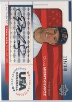 2004 Upper Deck USA Baseball 25th Anniversary Signatures Black In #MIE Doug Mientkiewicz